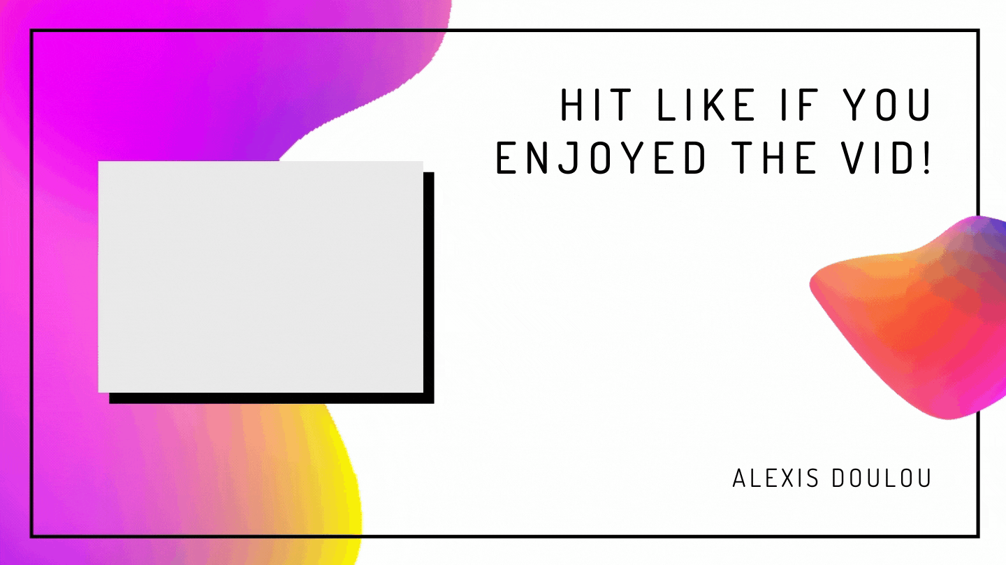  Make youtube high quality intro or outro