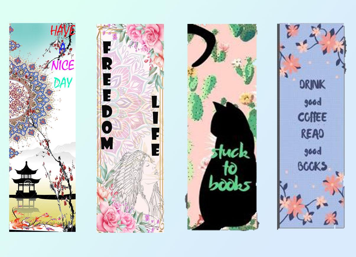 design a print ready bookmark for you 