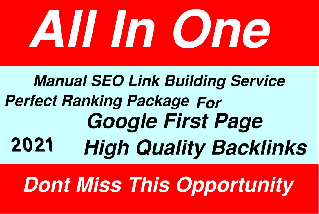 Rank Your Website upon Google 1st Page And high Traffic Monthly Manual SEO Service 