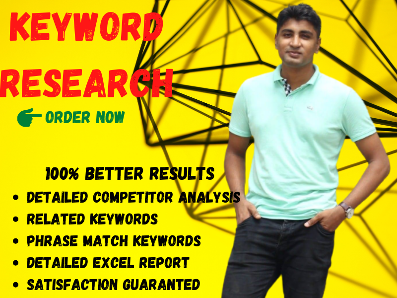 I will do best SEO keyword research and competitor analysis.