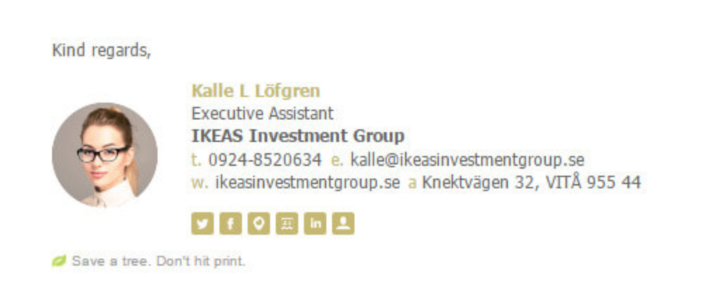 I will create a creative HTML email signature for iphone, outlook and gmail