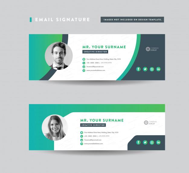 I will create a creative HTML email signature for iphone, outlook and gmail