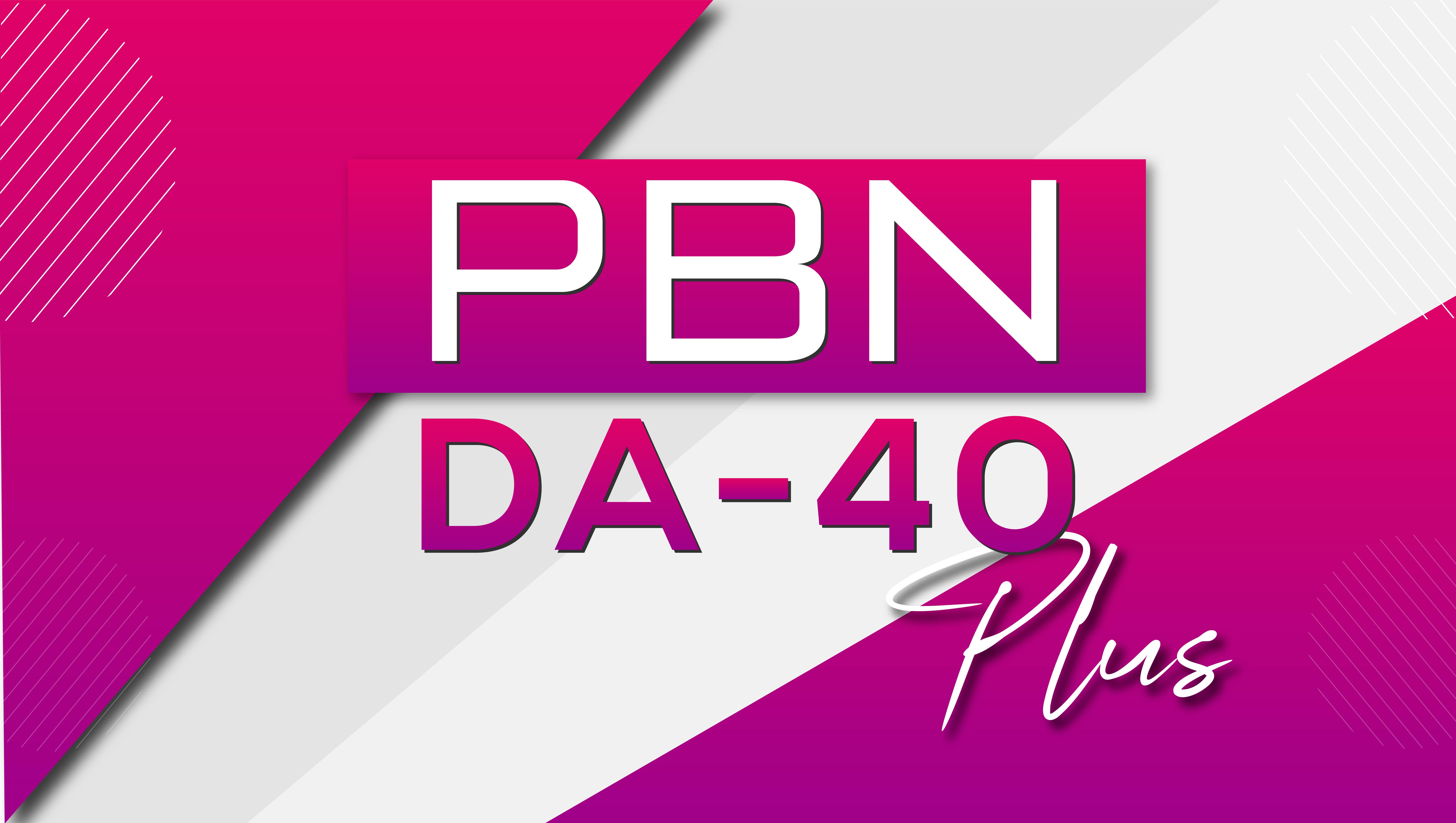 Get 3 High quality DA 40-35+ Homepage Dofollow pbn Backlinks.