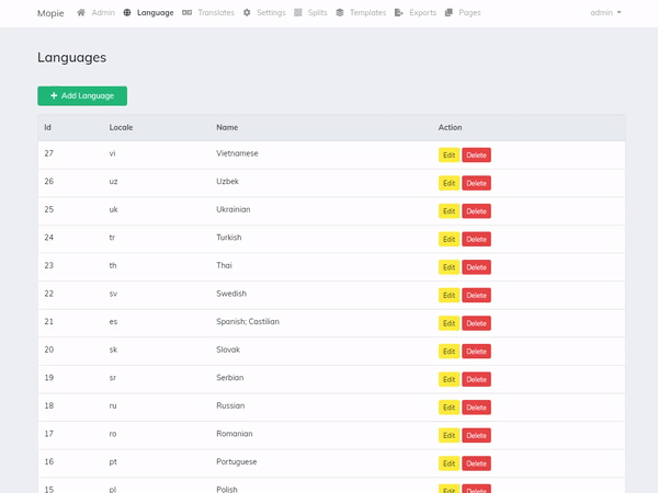 [SELL] Landing Page Movie & Tv Shows For 27+ Languages