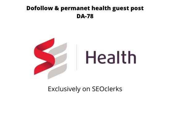 I will do permanent health guest post