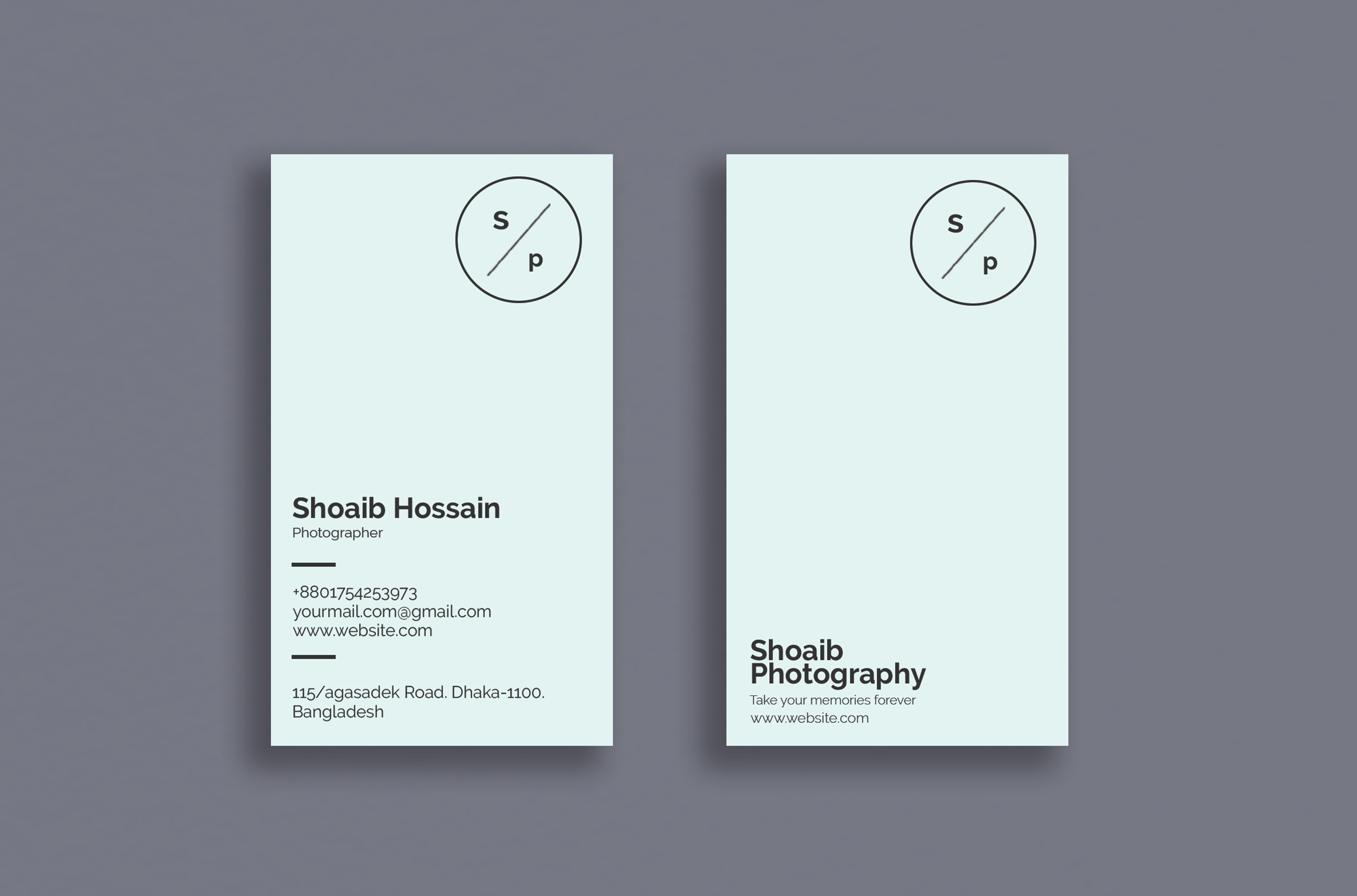 I will design any kind of professional business card for you