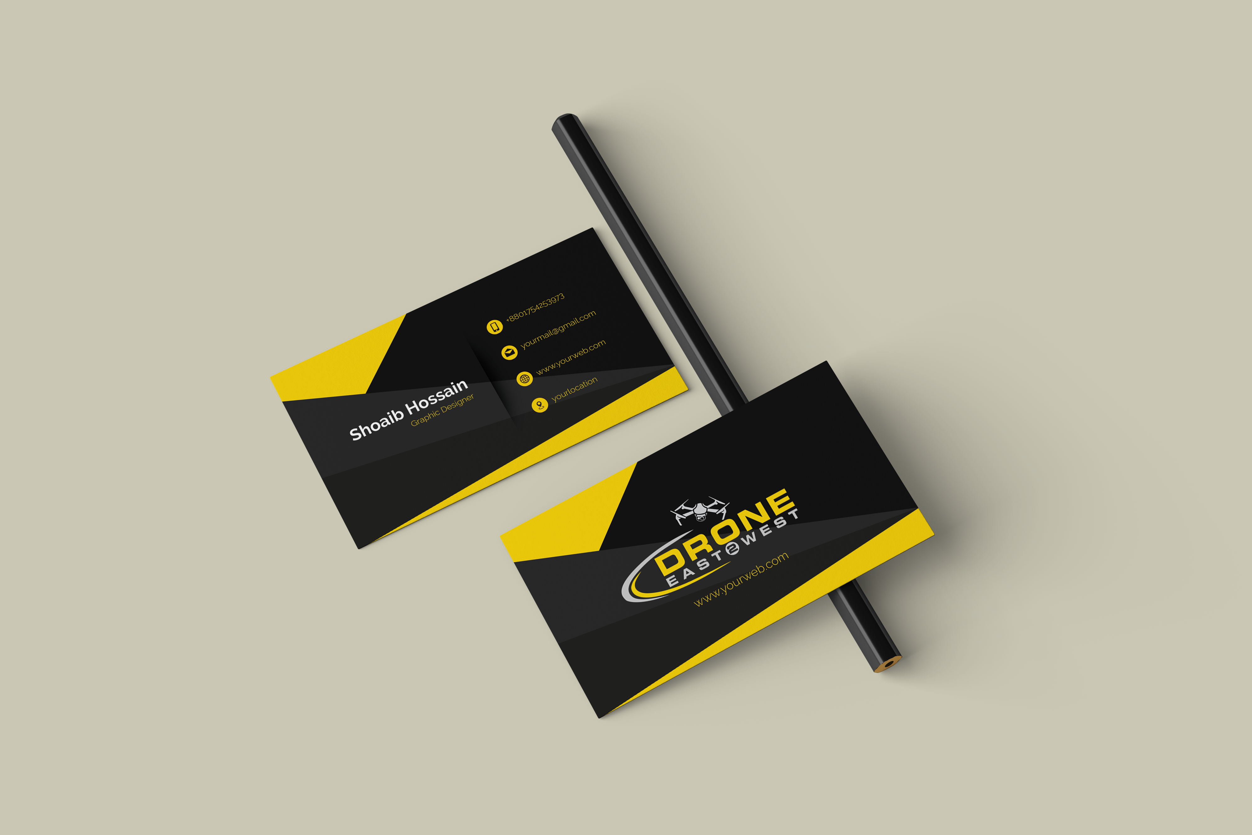 I will design any kind of professional business card for you
