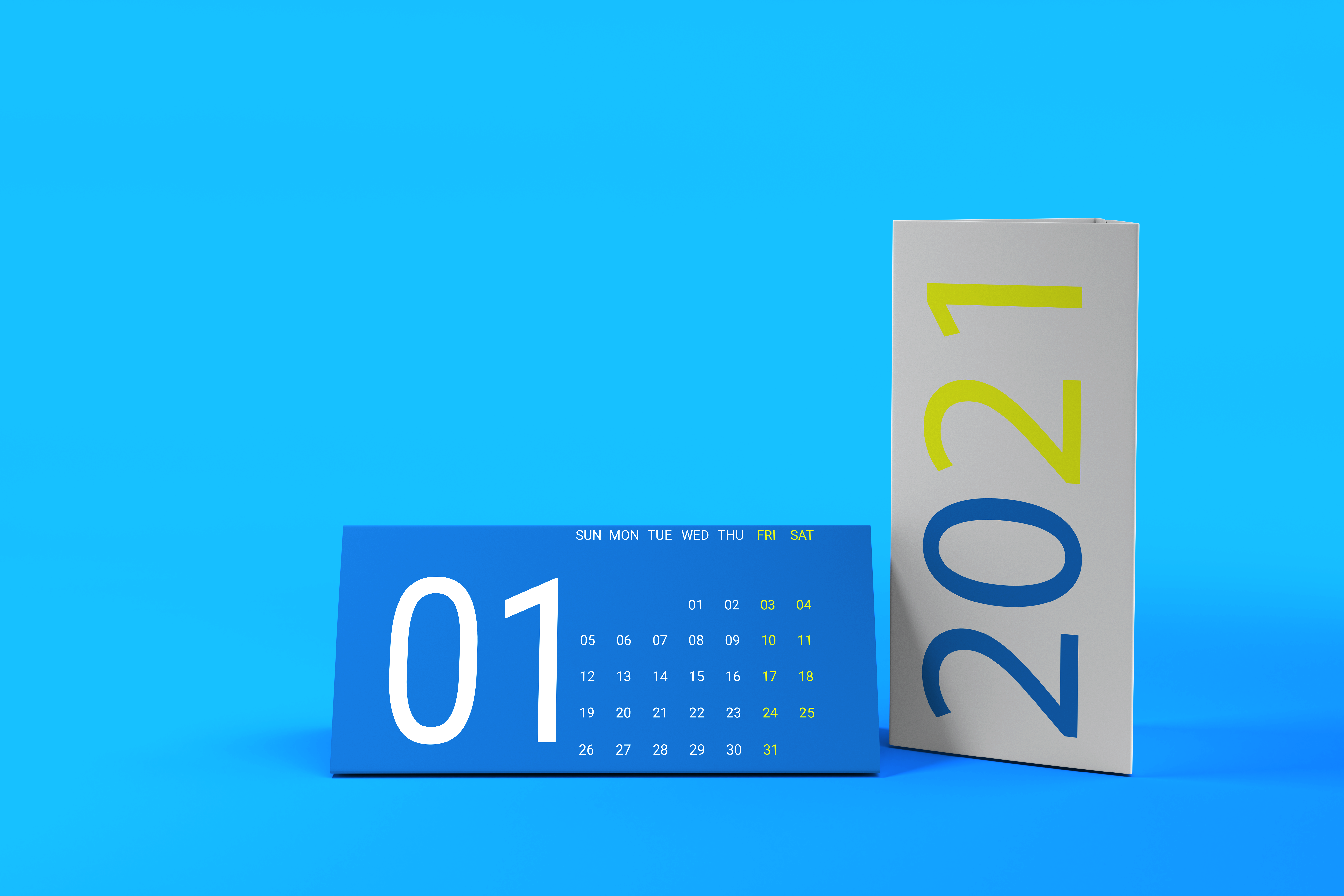 I will design amazing desk and wall calendar for you
