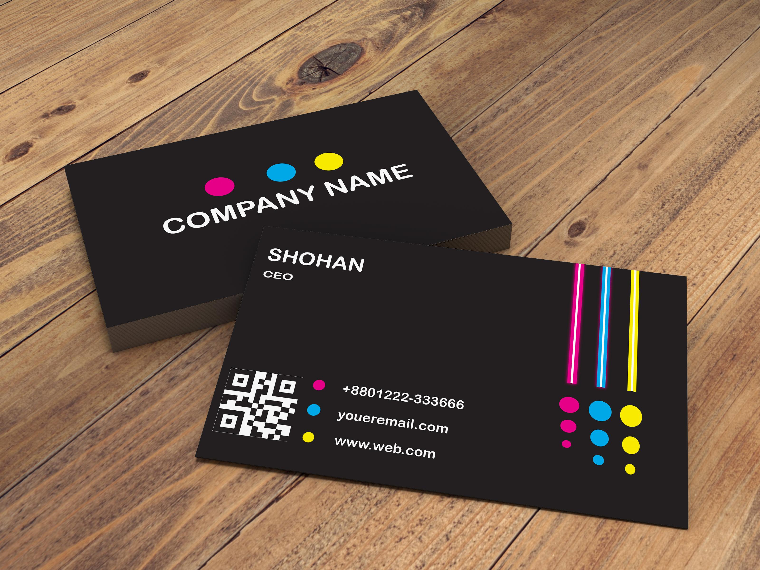 I will design creative business card for you