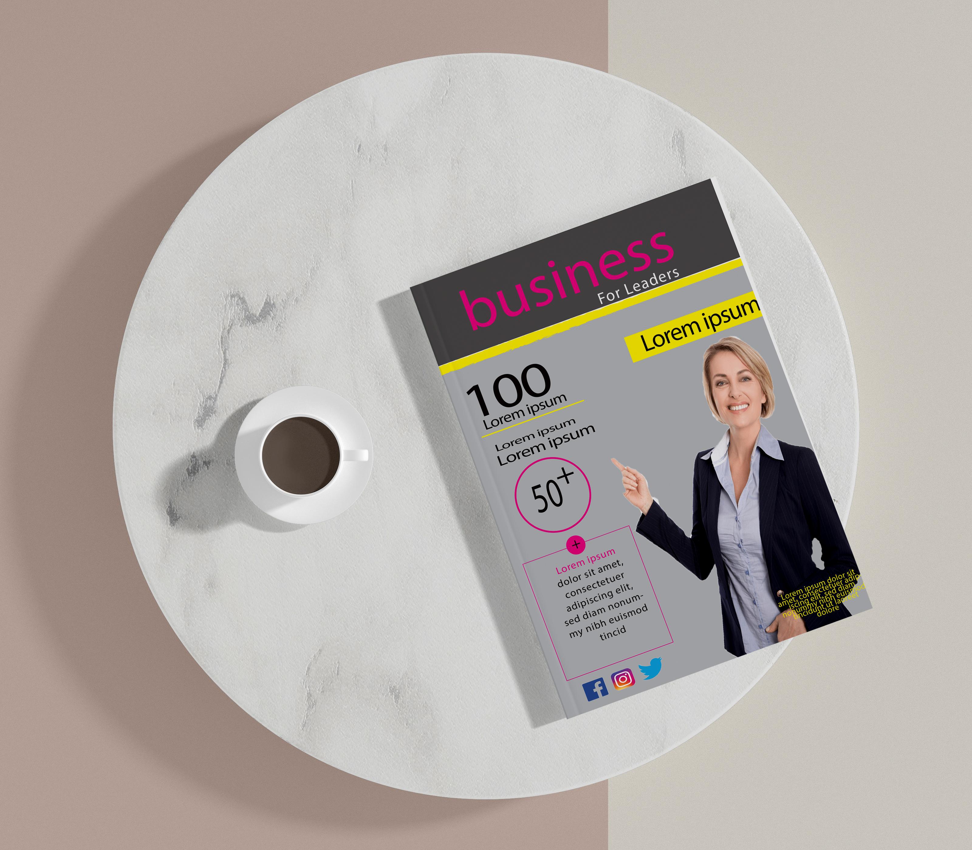 I will design good looking magazine cover