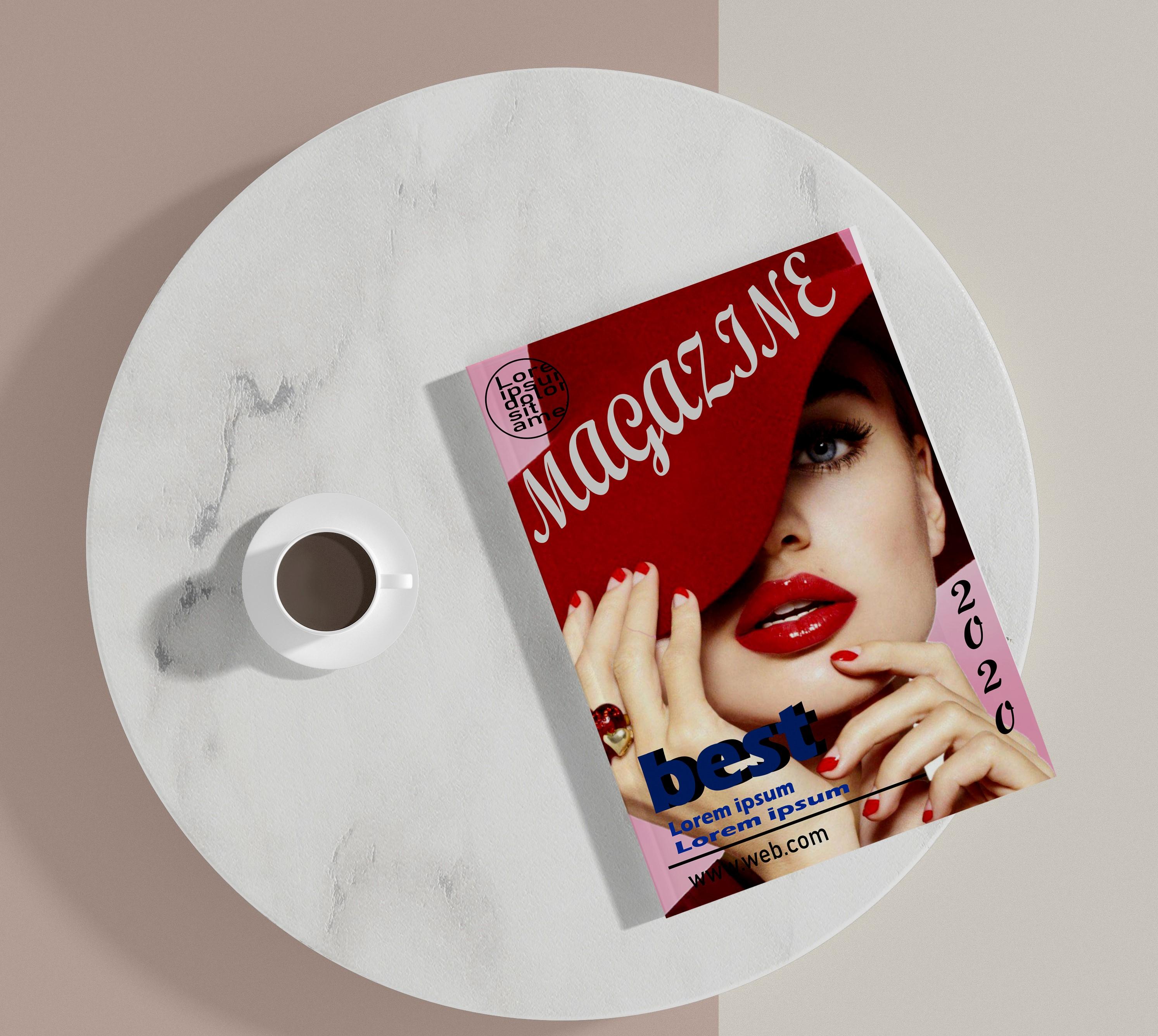 I will design good looking magazine cover