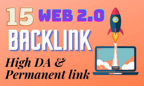 I will do 15 handmade web 2.0 backlinks 