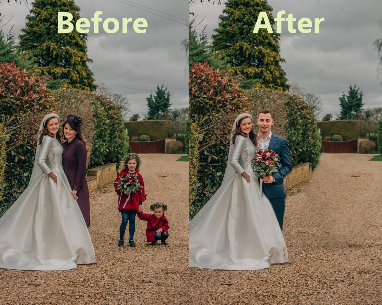I will do background remove, retouch and resize