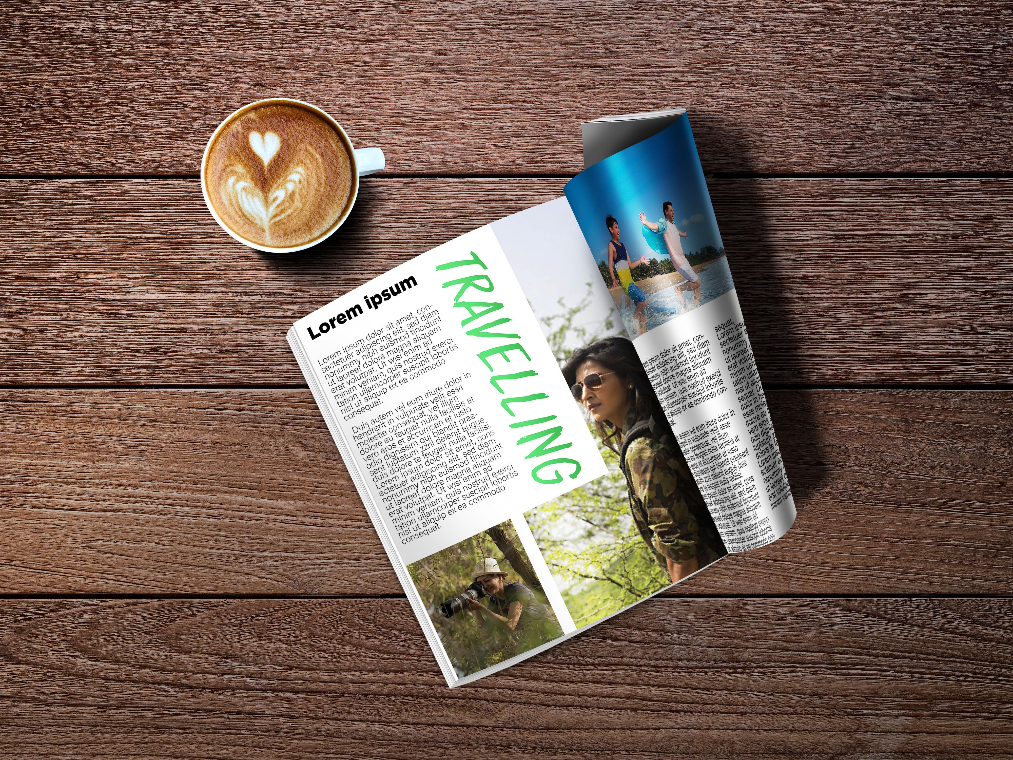 I will design professional magazine cover and magazine layout