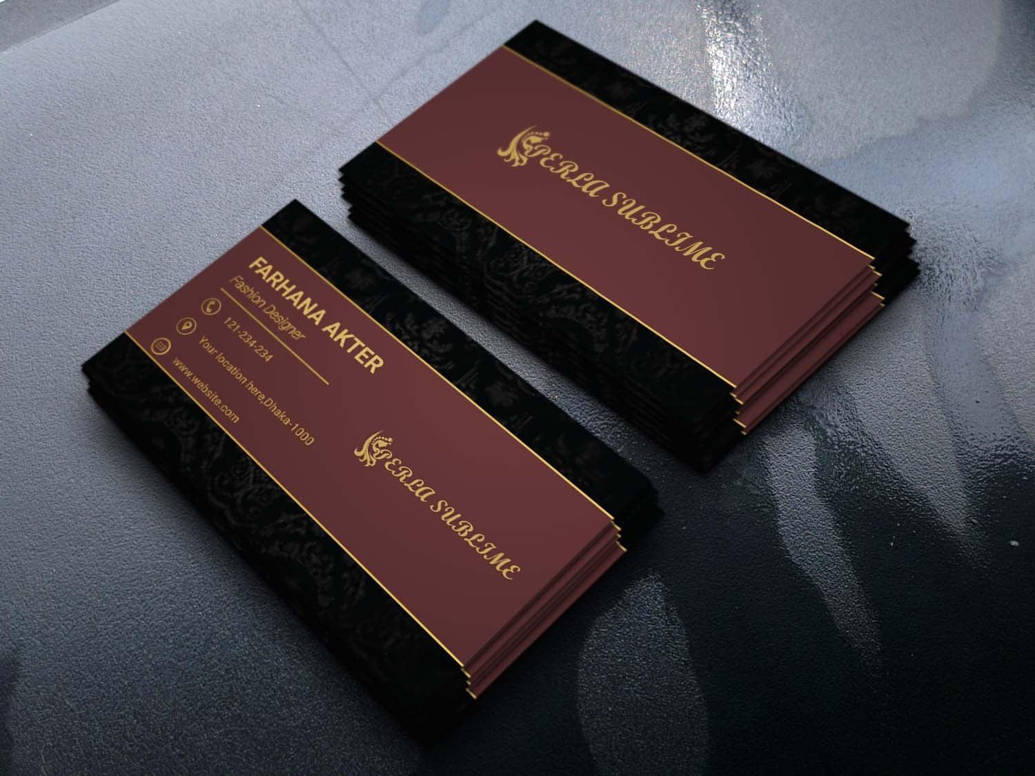 I Will Design Professional , unique and luxury Business card you 