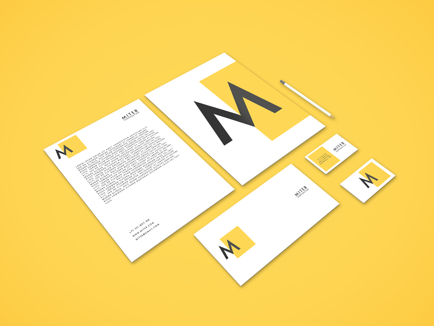 I will design an awesome stationery for you