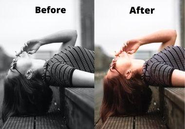 I will colorize your black and white pictures professionally and get new look