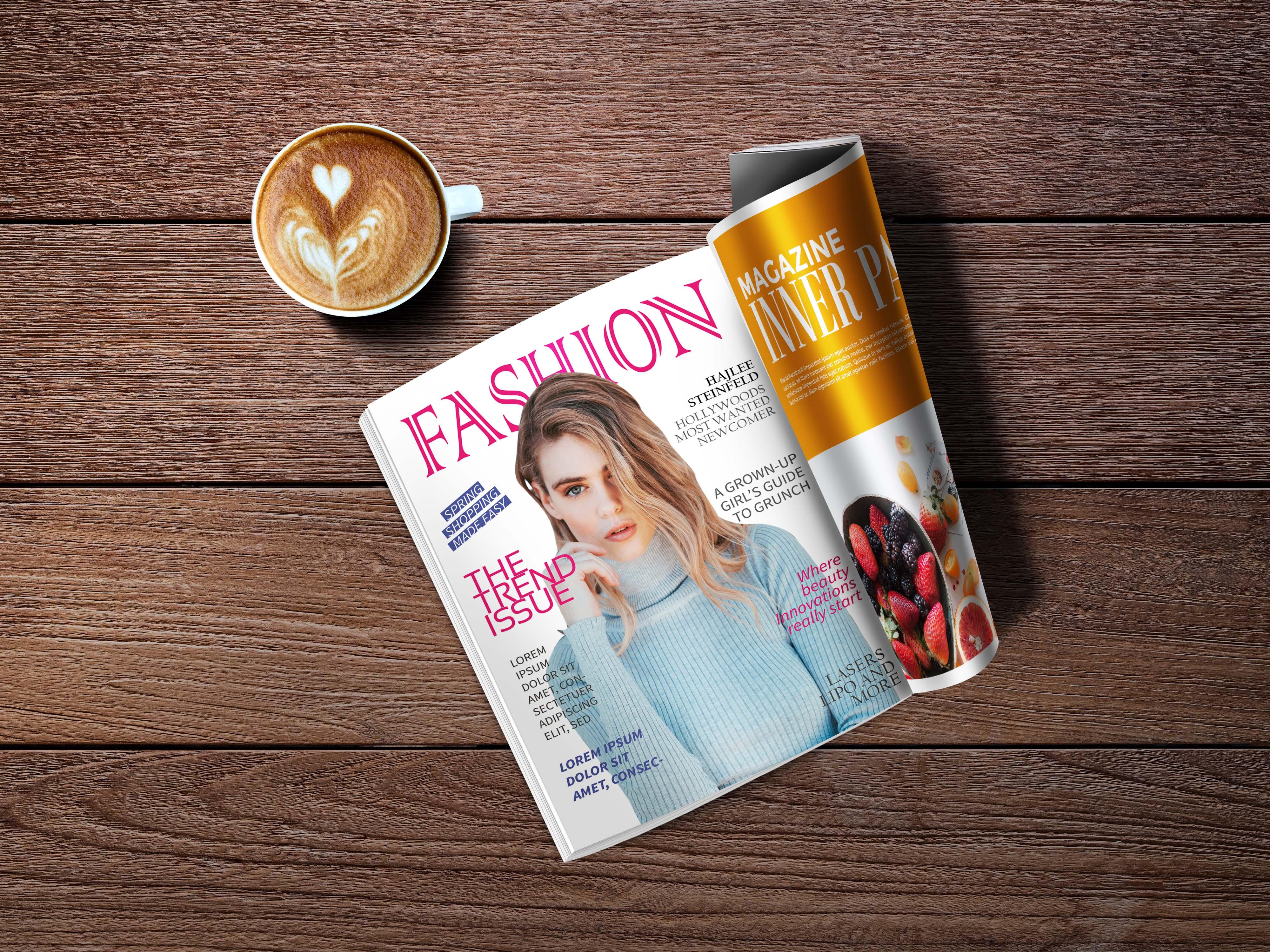 I will design attractive magazine 