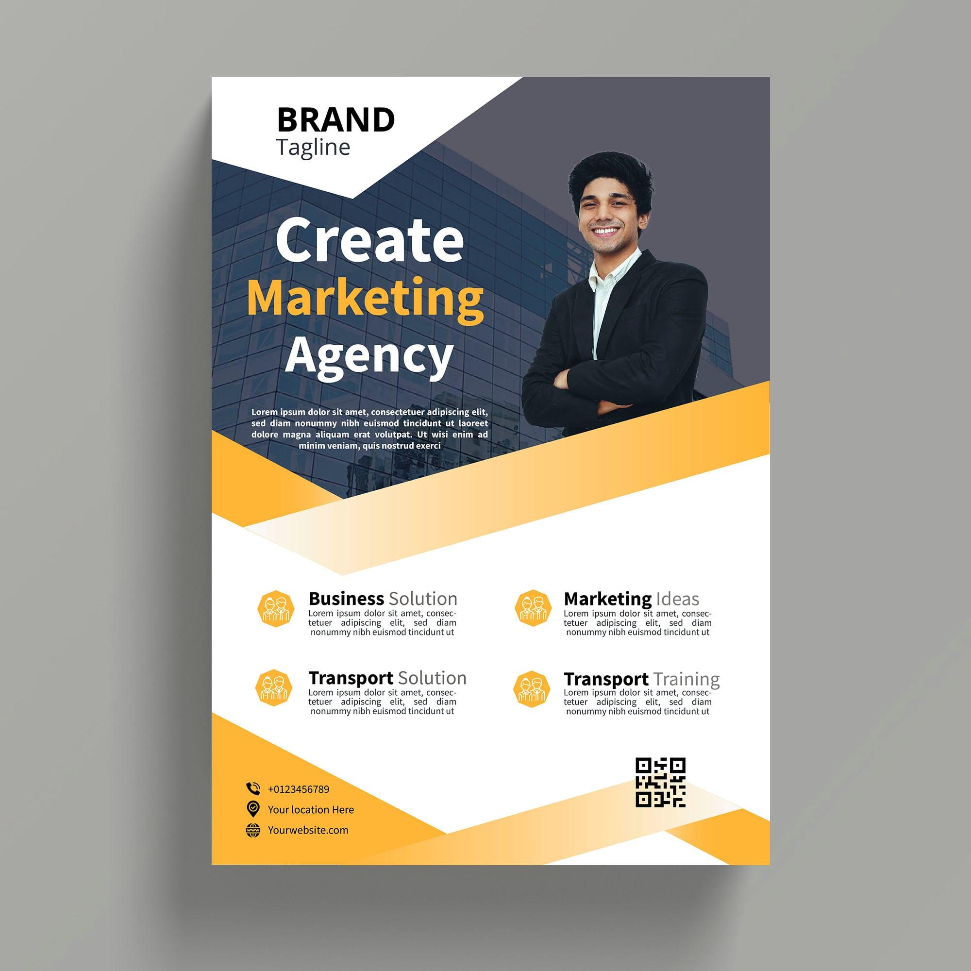 I will design professional corporate flyer rapidly 