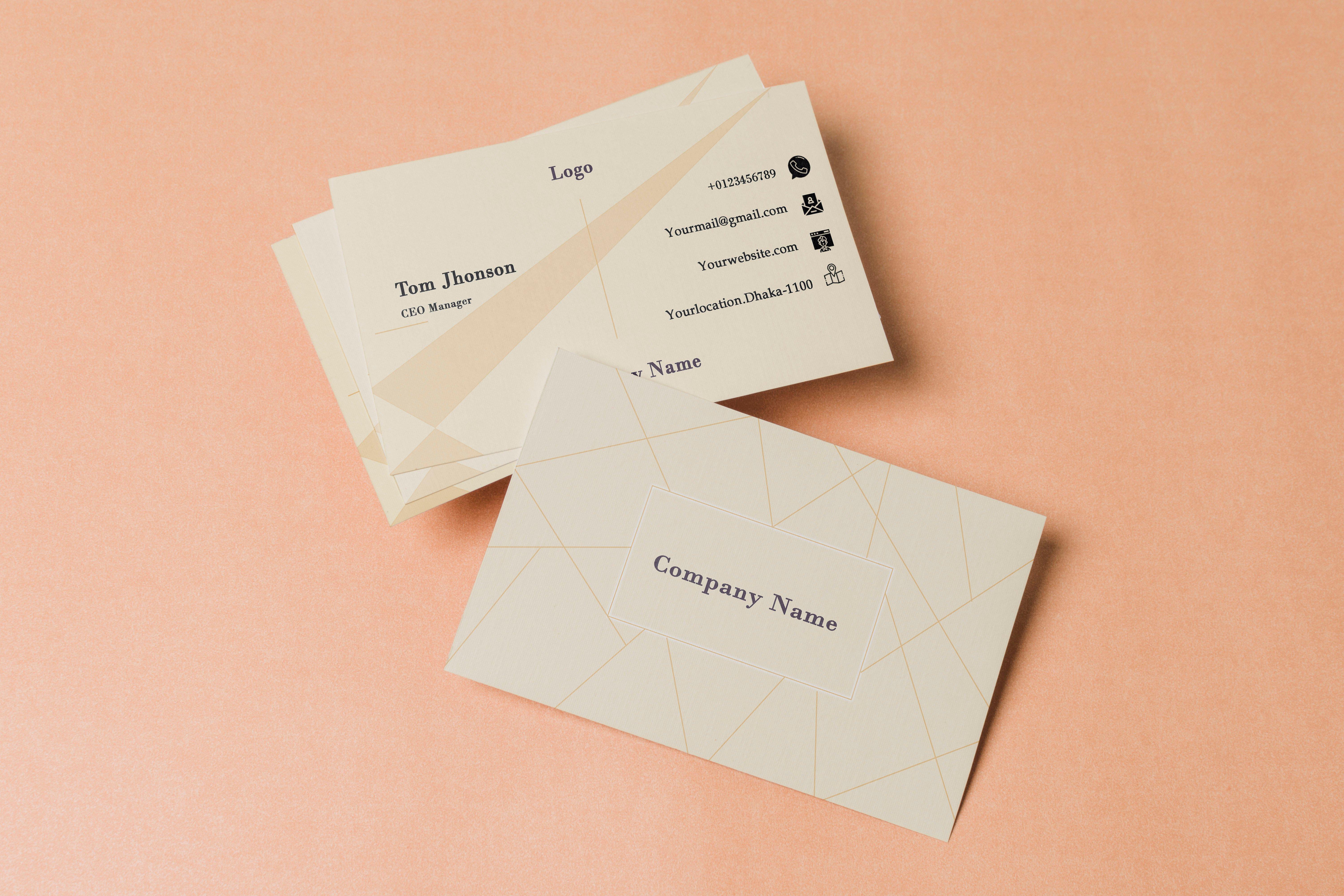 I will create elegant,unique & professional business cards at a short time