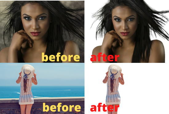 I will do remove background 60 photos