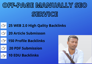 I will do off Page SEO Services Five in one