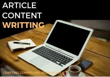 I will be your website content writer, SEO website content of 100,250,1000 words 
