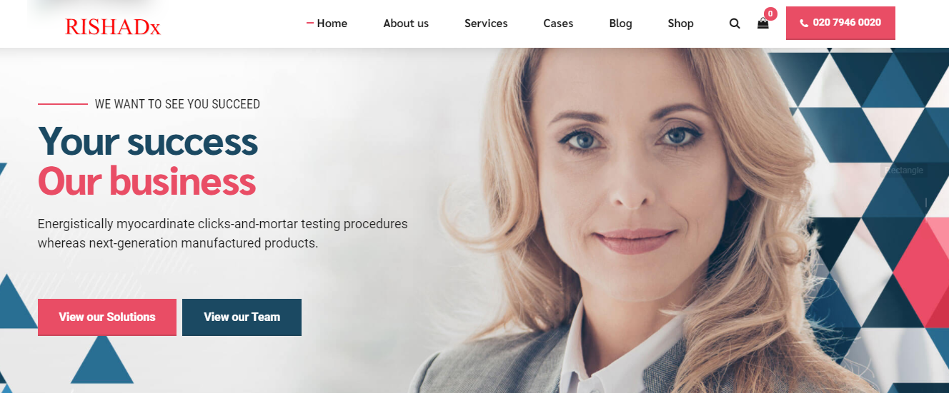 I will build business consulting website with booking functionalities