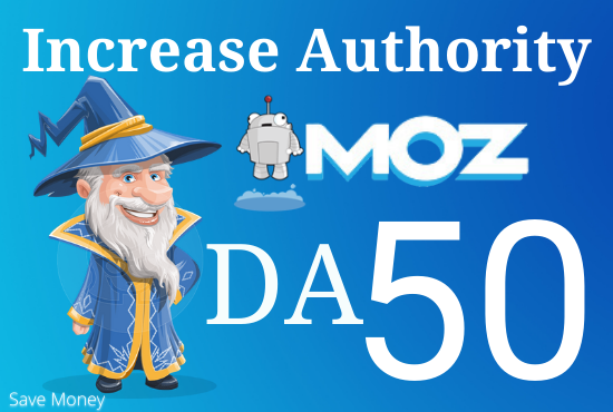 I Will Increase MOZ DA Domain Authority 50.