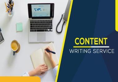 Plagiarism Free Niche Relevant, SEO Friendly 500 words Content Writing 