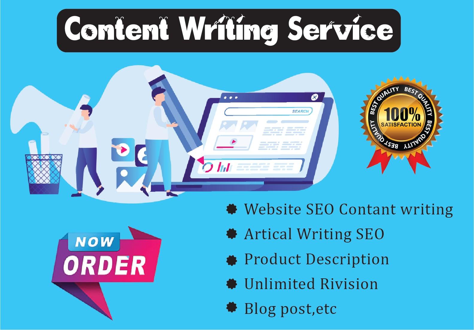 SEO friendly Content Writing website article and blog writer.