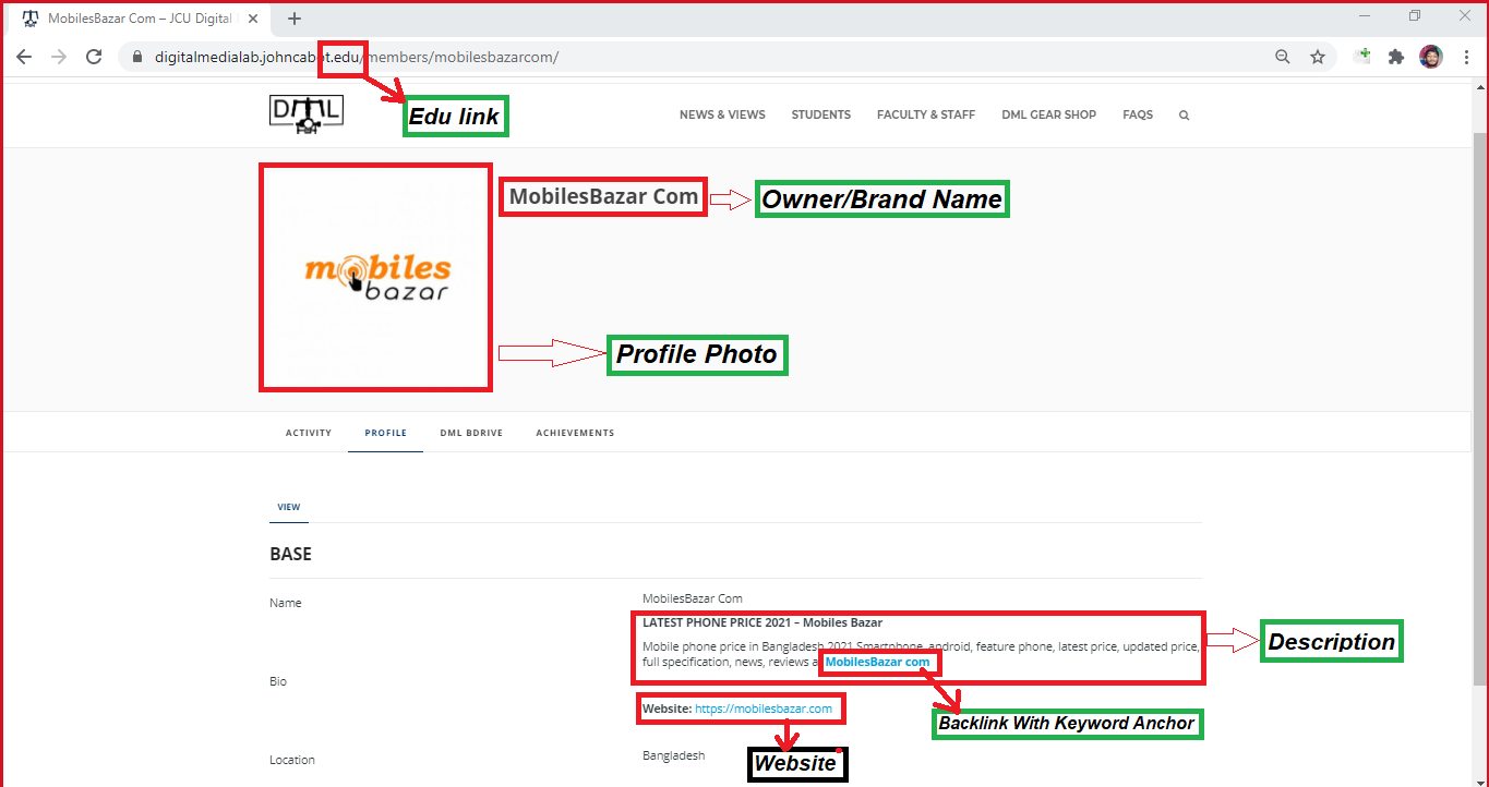 I will do 20 Edu-Gov safe SEO Profile Backlinks improves SEO in 2021