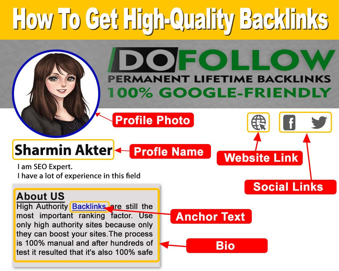 Manually 600 quality full profile backlinks DA 80+ SEO link building Service 