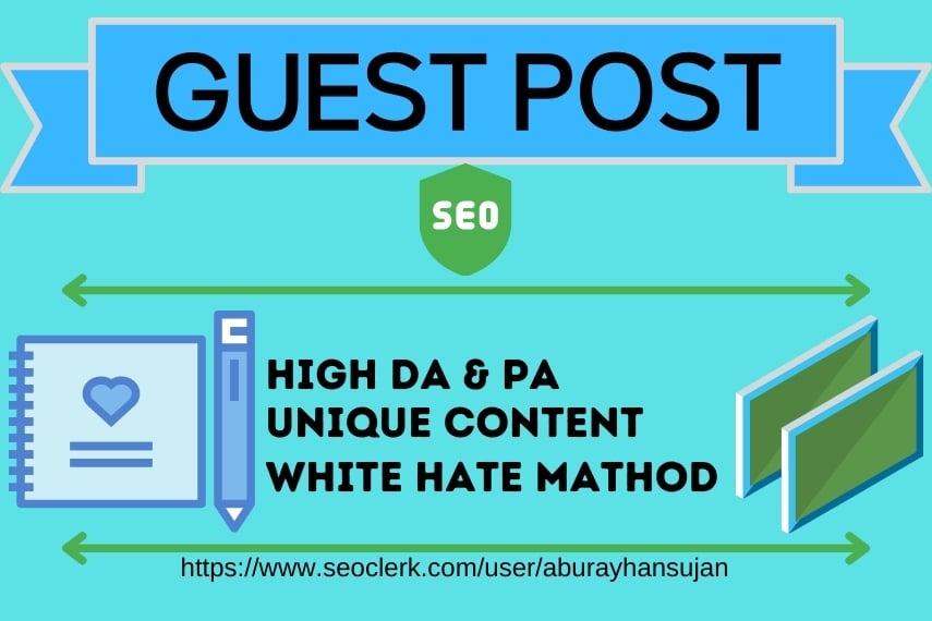 I will provide 5 DA Guest Post on google approved sites