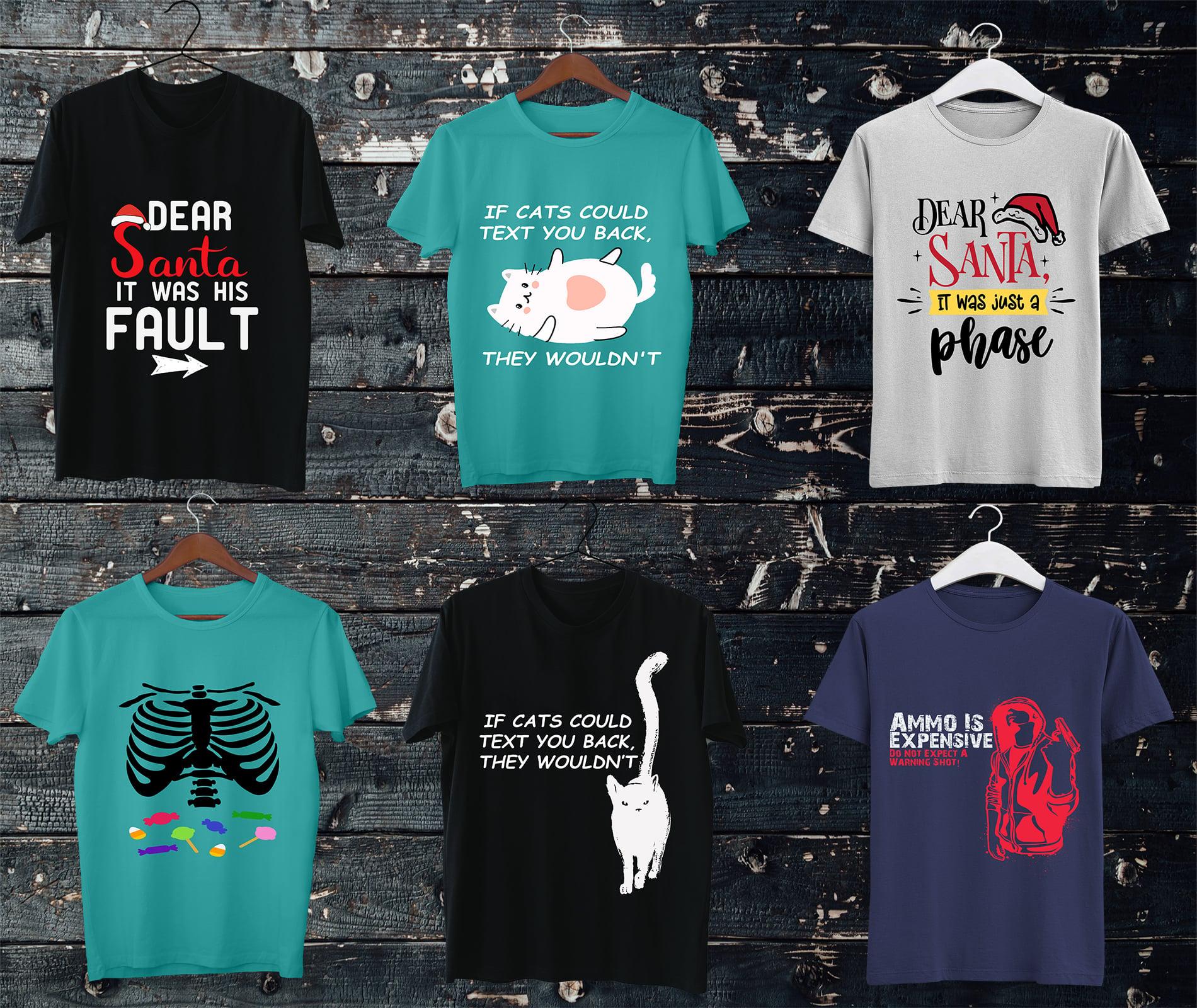 I will create 10 eye catching custom t shirt designs