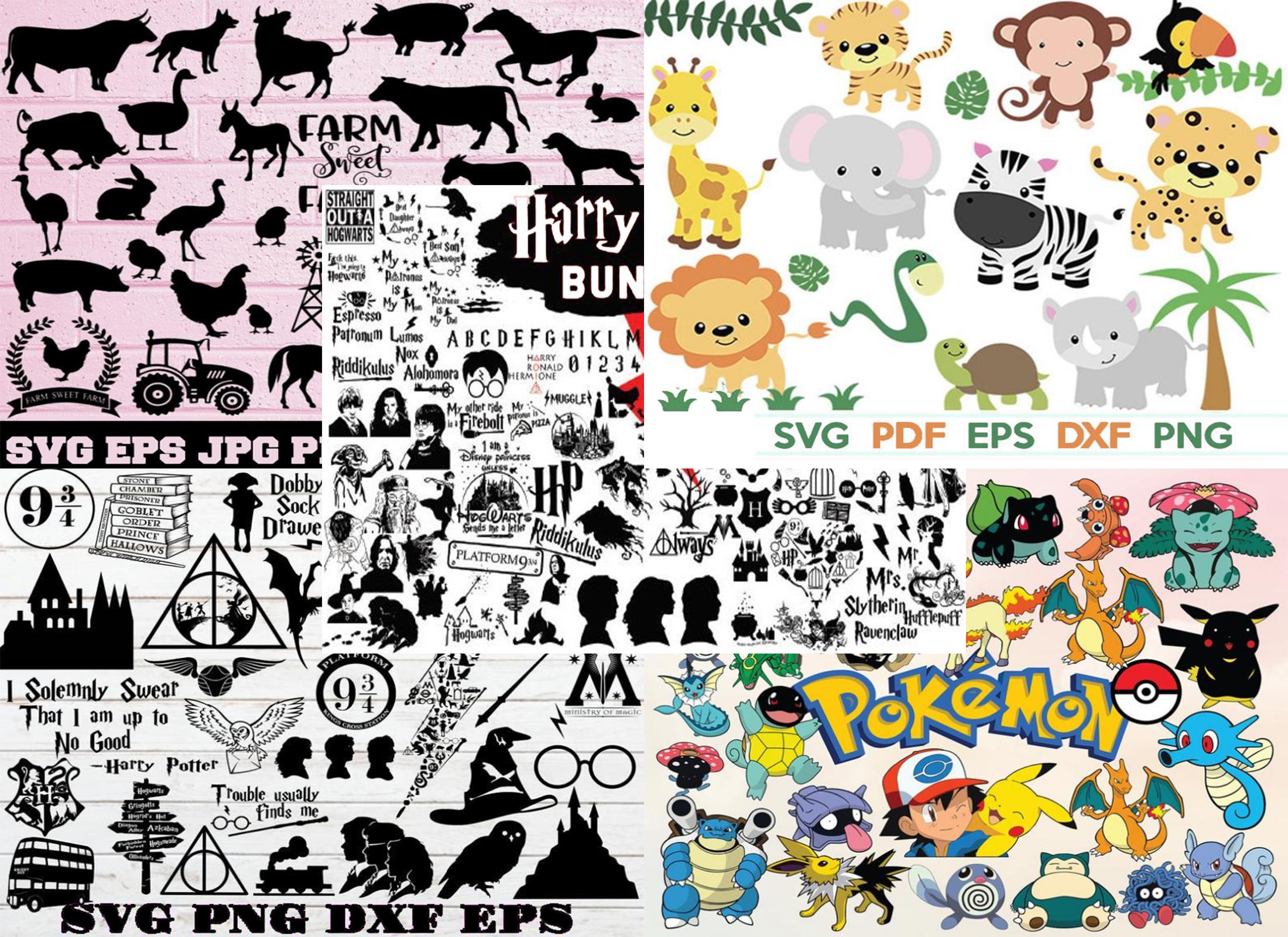 I will provide 10k+ svg bundles PNG/SVG/PDF/DXF for etsy and pod