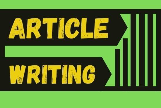 I will write 1200+ words article for you and your brand.