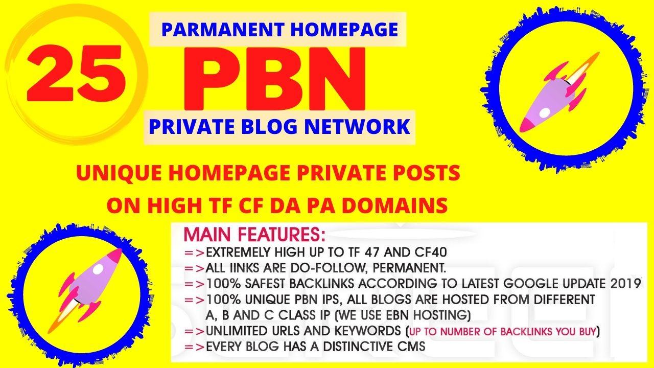  create 25 premium pbn seo backlinks on high metrics link building boost ranking