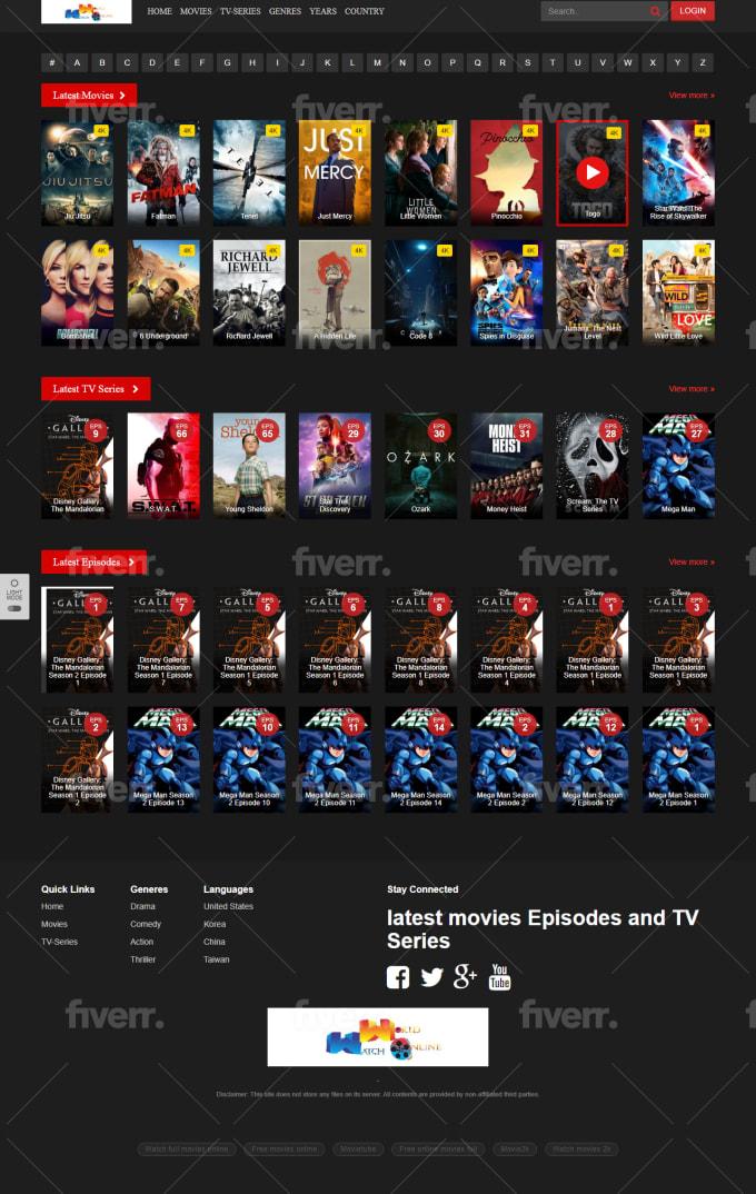 I will create an autopilot movie site for passive income 