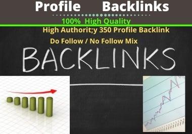 I will create 200 High Authority Profile Backlinks