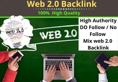 I will build 50 web 2.0 Backlinks for SEO