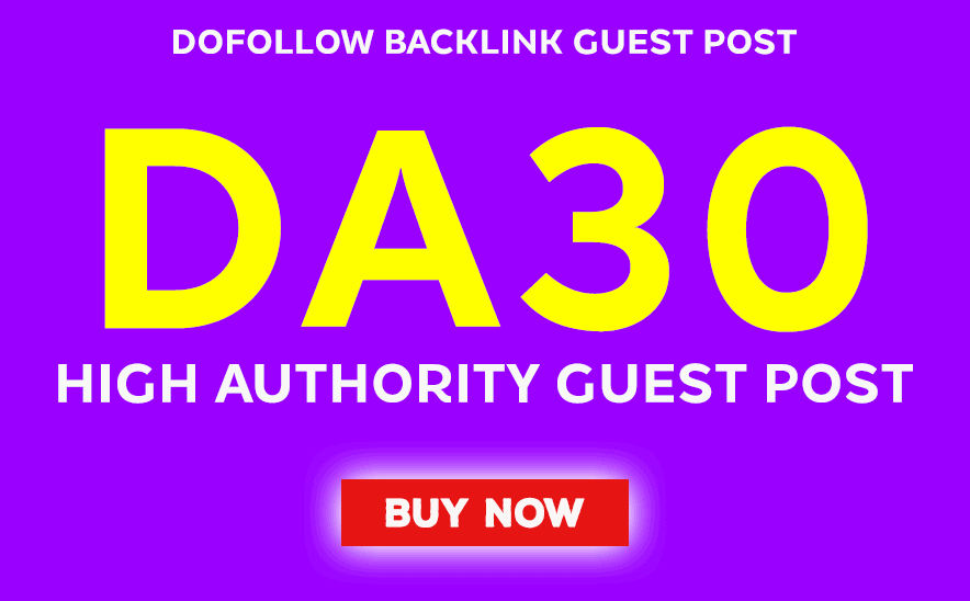 Guest Posting On DA 50 Blog Site