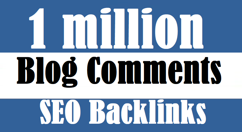 1 million blog comment backlinks for SEO