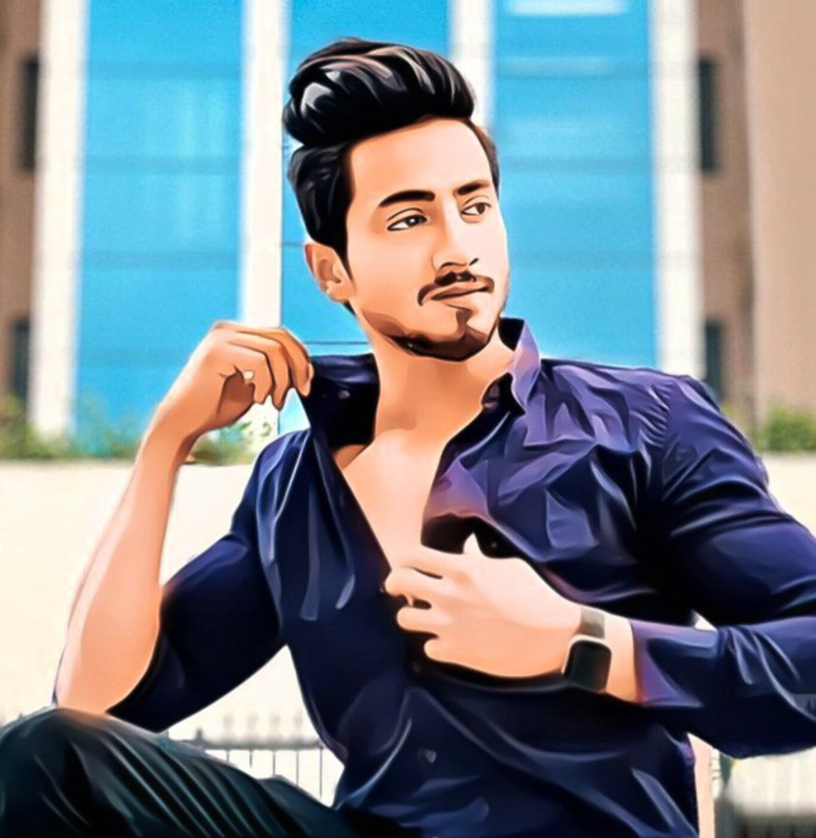 I will convert your Image in this Cartoon style