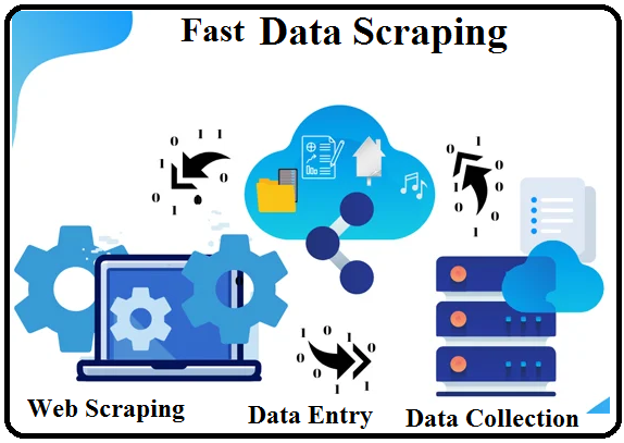 Fast Data Scraping in one day, Web Scraping, Data Entry, Data Collection.