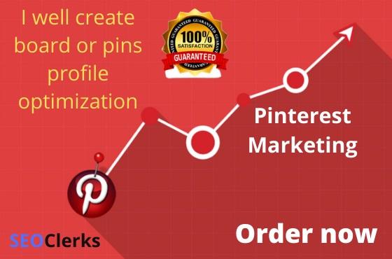 I will professionally pinterest marketing and increase your sales