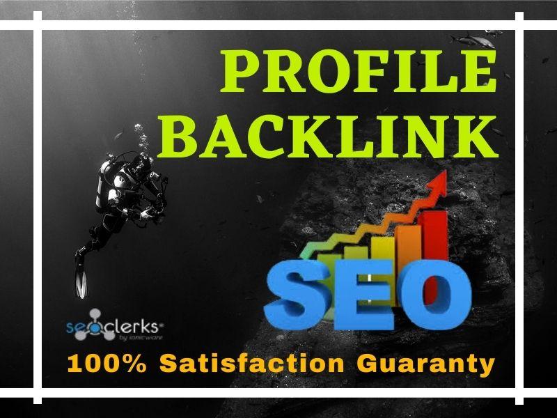 I will do 100+ High-Quality Authority Dofollow Profile Backlinks for SEO Ranking.