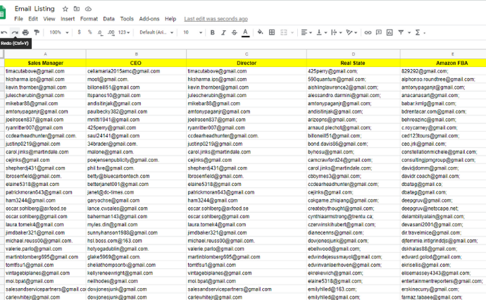 I Will Provide a Niche Targeted Verified Email List for Your Business