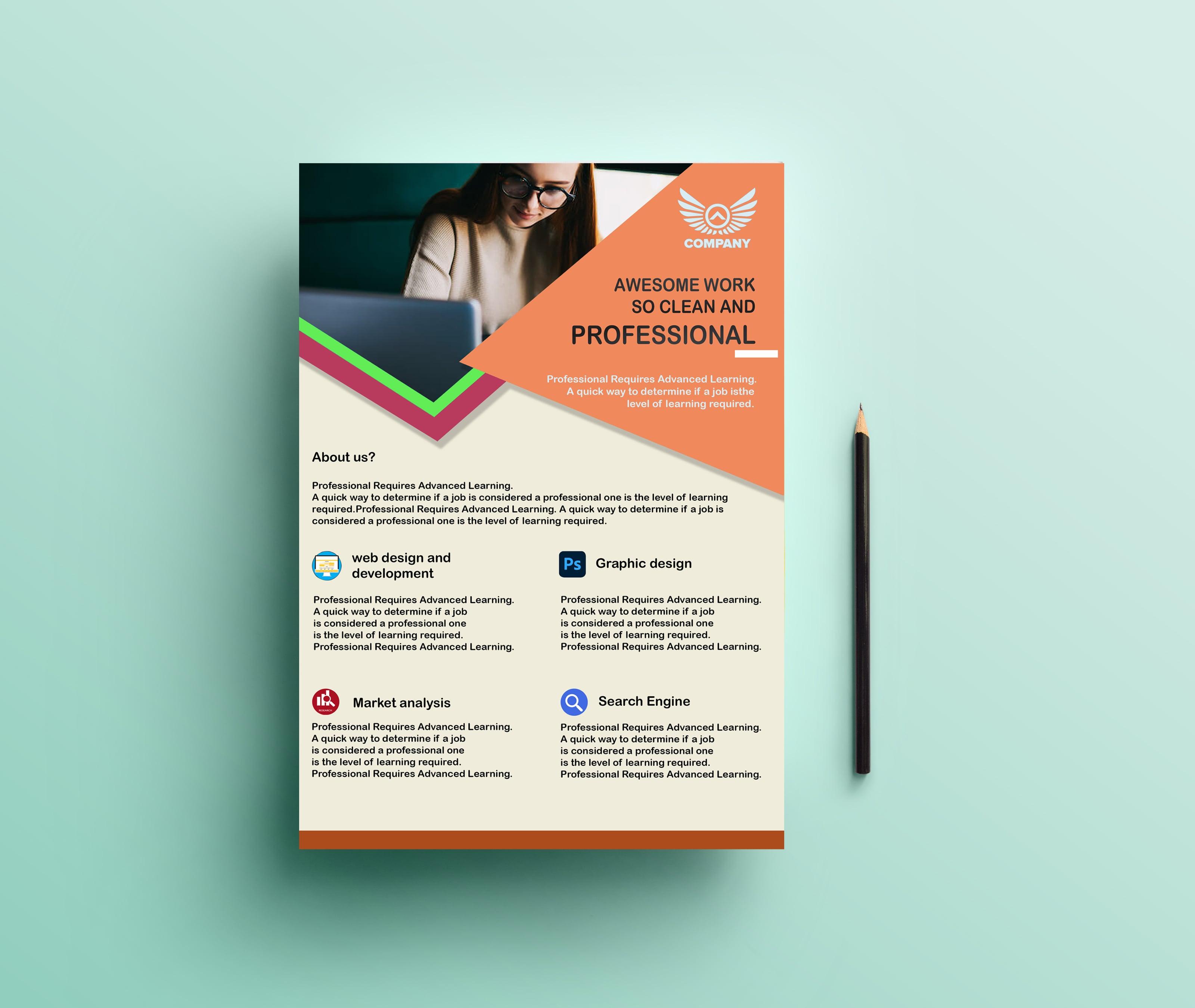 I will design perfect flyer for your business