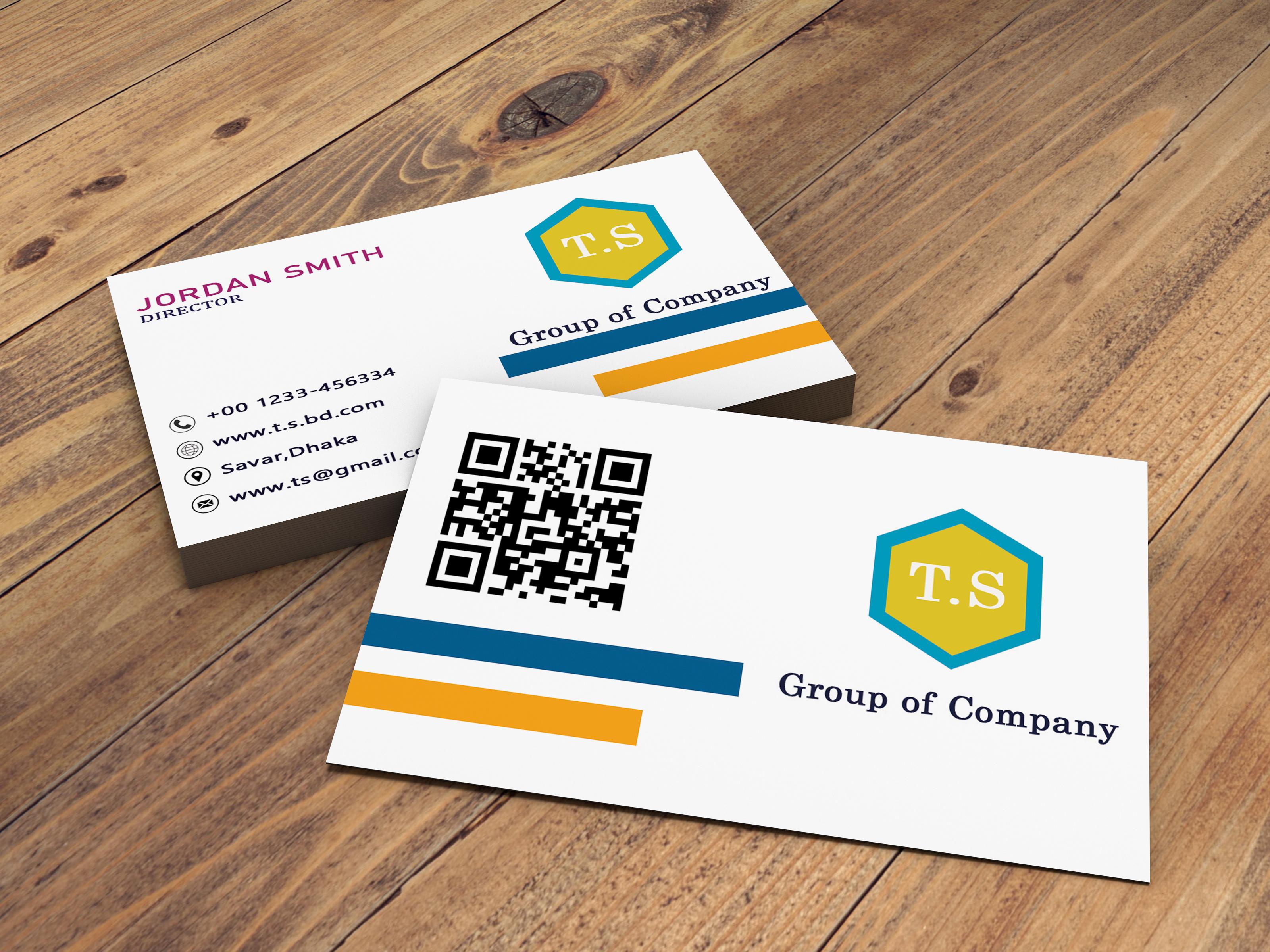 I will design minimal and modern business card for you 